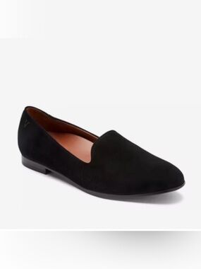 Vionic Black Suede Slip-On Loafers